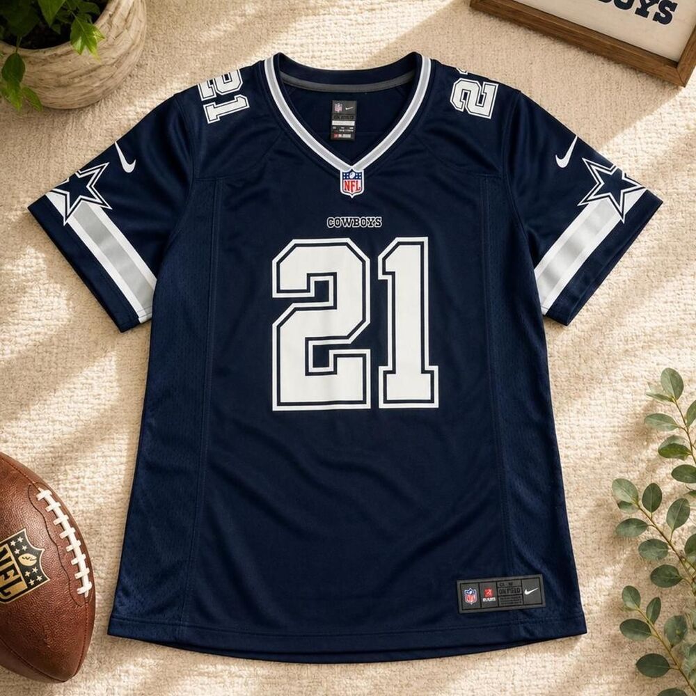 Nfl Women's Navy and Blue Top